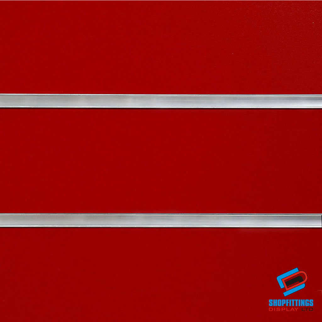 Red Slatwall Panel