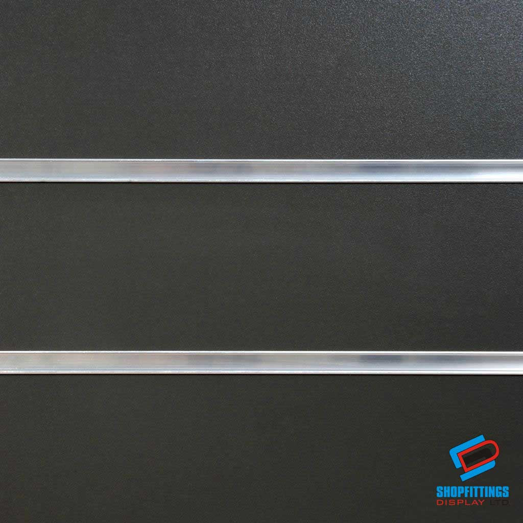 Graphite Grey Slatwall Panel