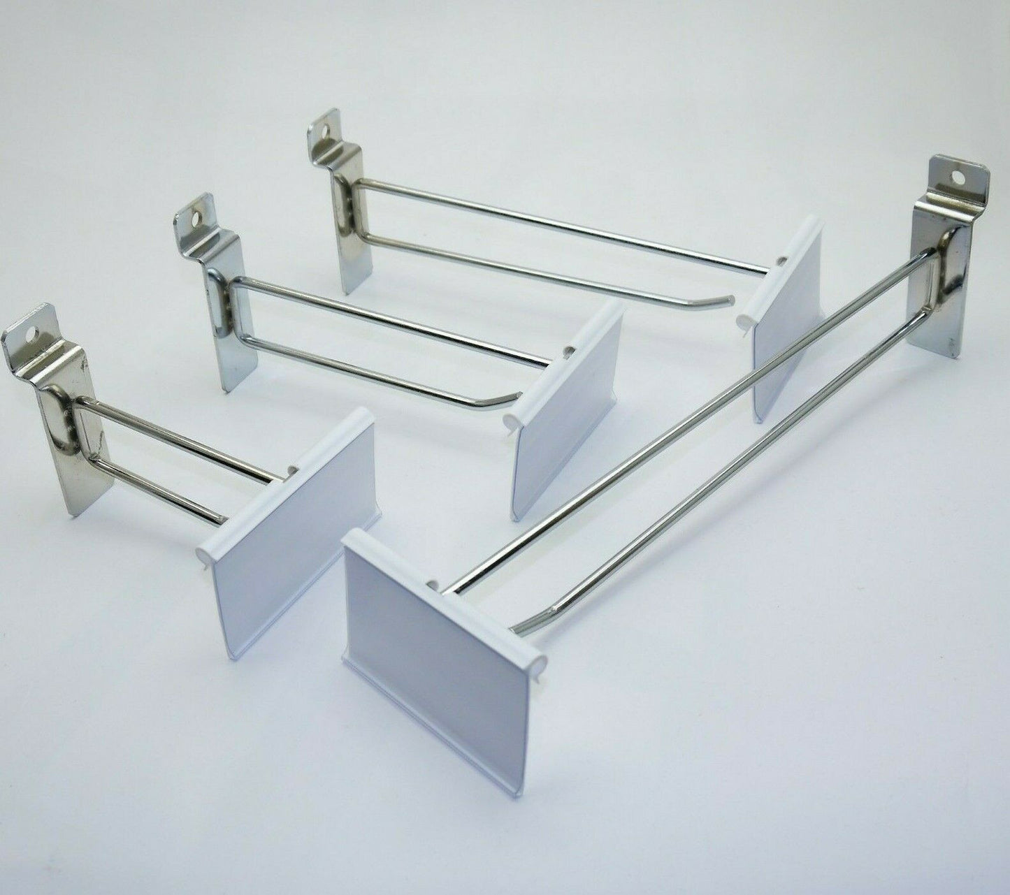 Slatwall Hook with Ticket Label Holder