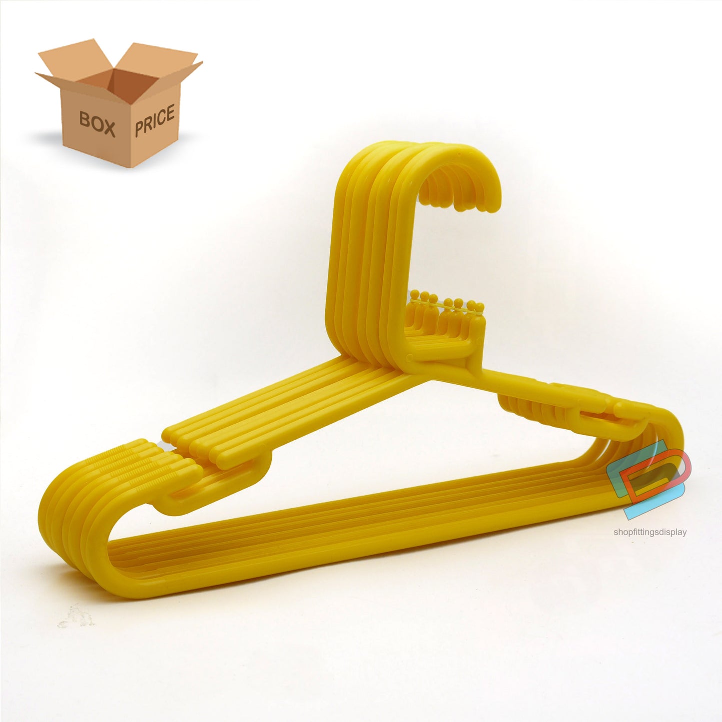 Yellow Child Plastic Hangers