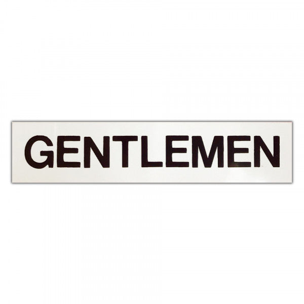 Gentlemen Sticker