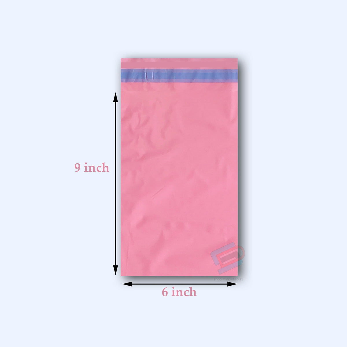 Pink Plastic Mailing Bags