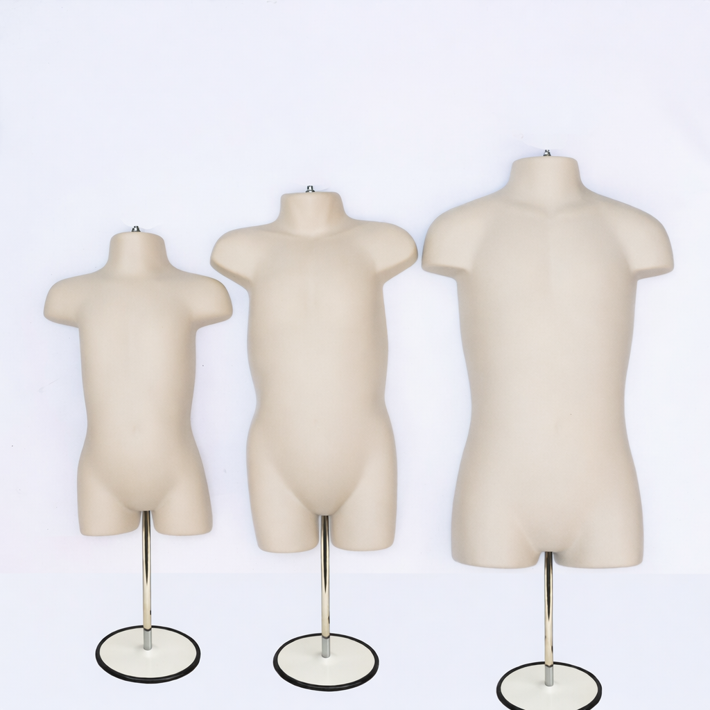 Child Skin Freestanding Mannequin with Stand