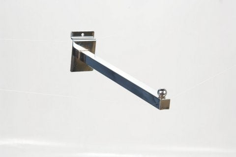 Slatwall 16" Straight Square Arm
