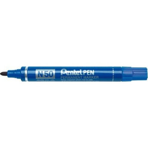 Pentel N50 Blue Permanent Marker