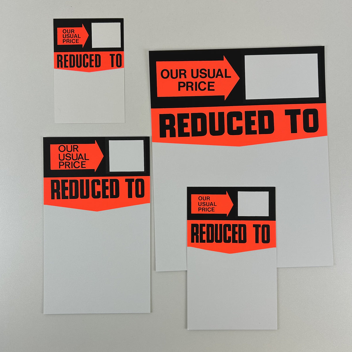 Our Usual Sale Price Reduced To Cards