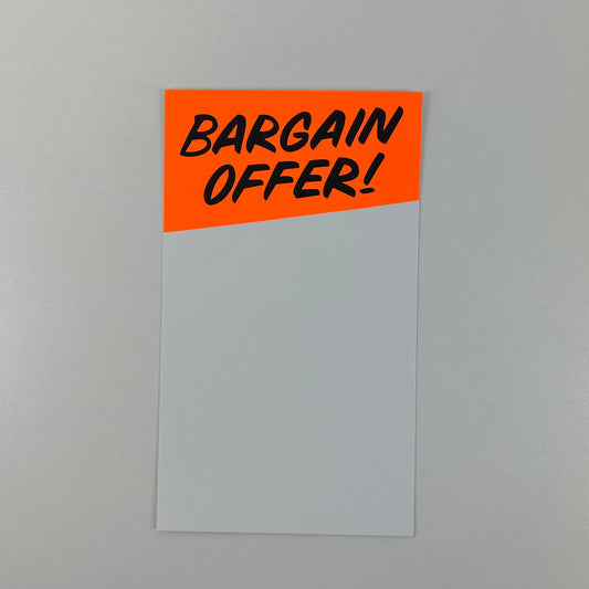 Bargain Offer Sale Cards