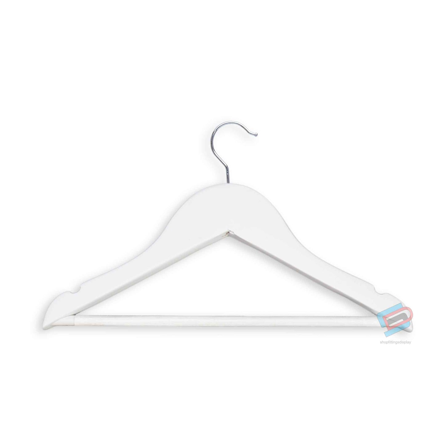White Wooden Child Hanger - 30cm