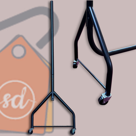 6ft REINFORCED CLOTHES RAIL GARMENT HANGING STORAGE HEAVY DUTY NEW