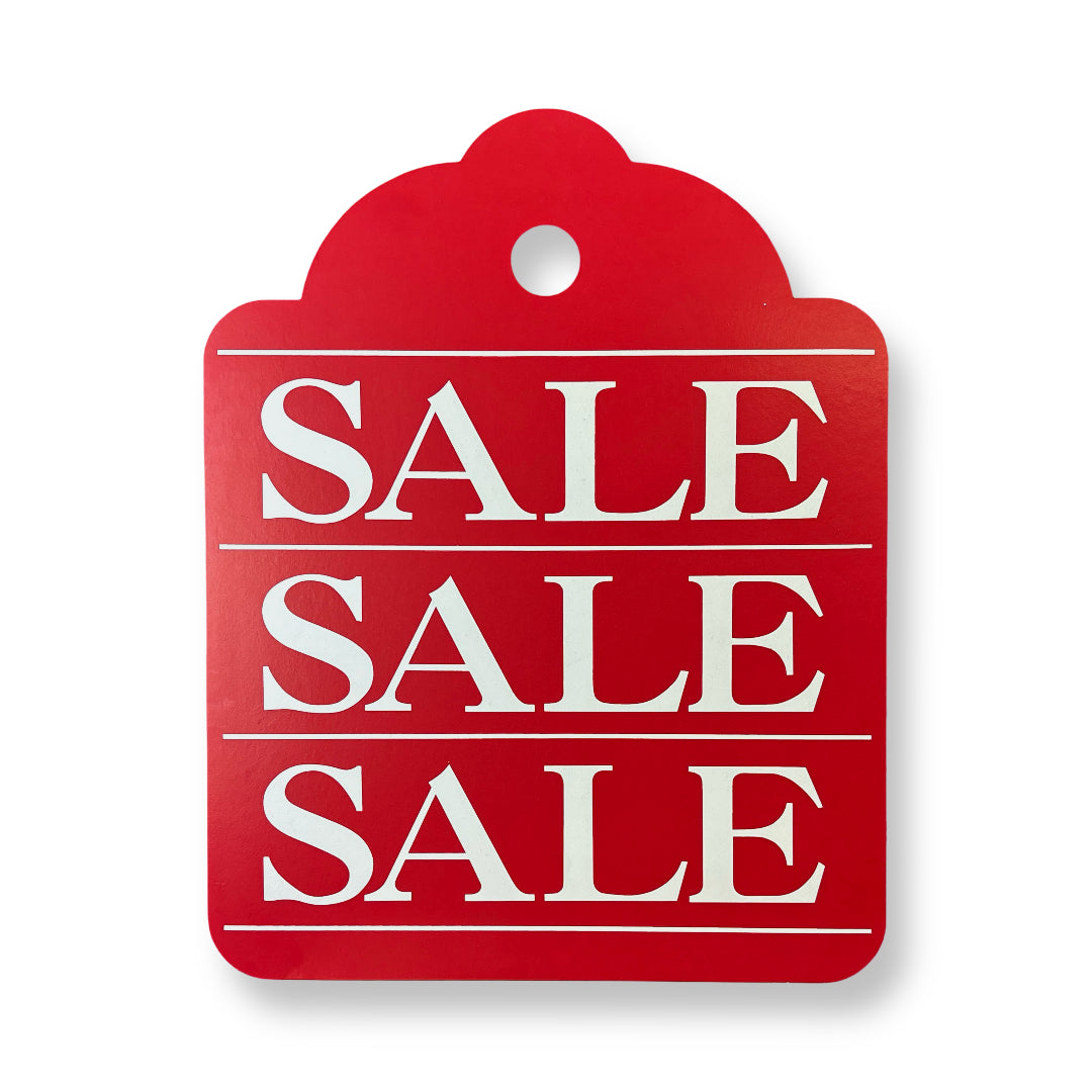 Large Hanging Sale Up to 50% Off/Sale Card