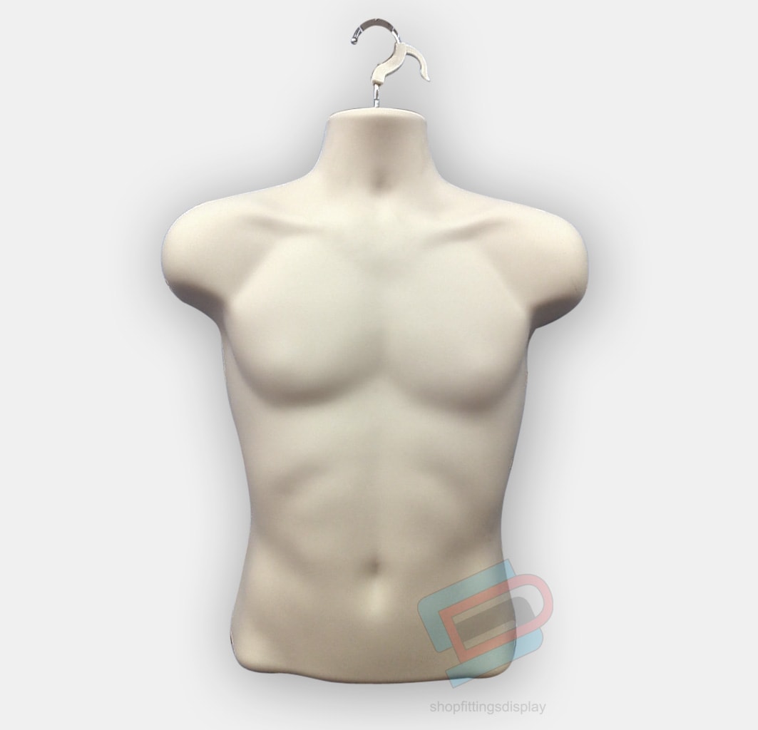 Male Skin Hanging Mannequin Half Body