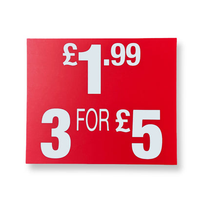 Price Sale Cards