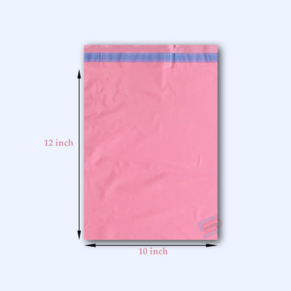 Pink Plastic Mailing Bags