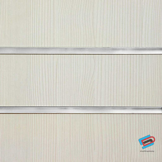 Pino White Slatwall Panel