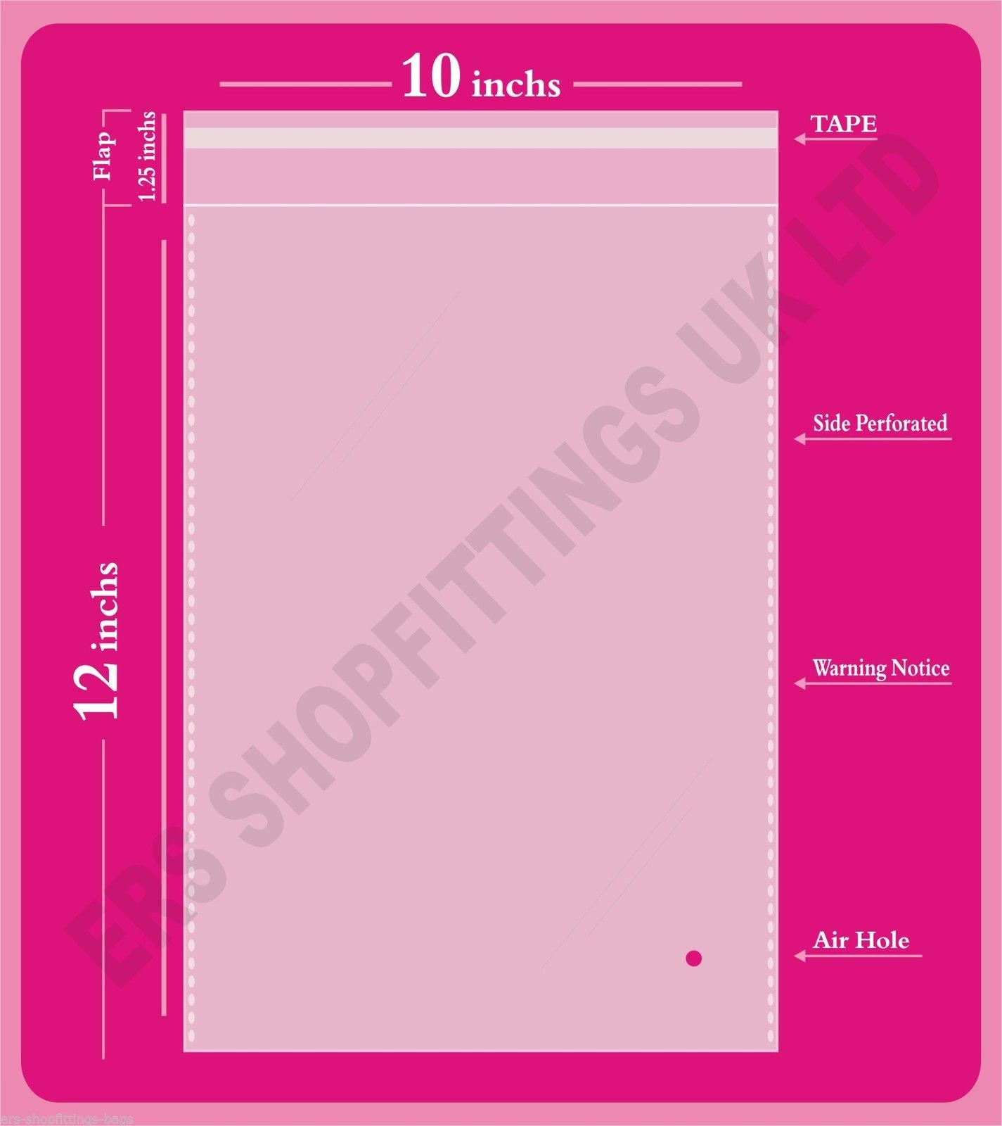 Clear Plastic Resealable Packing Bags