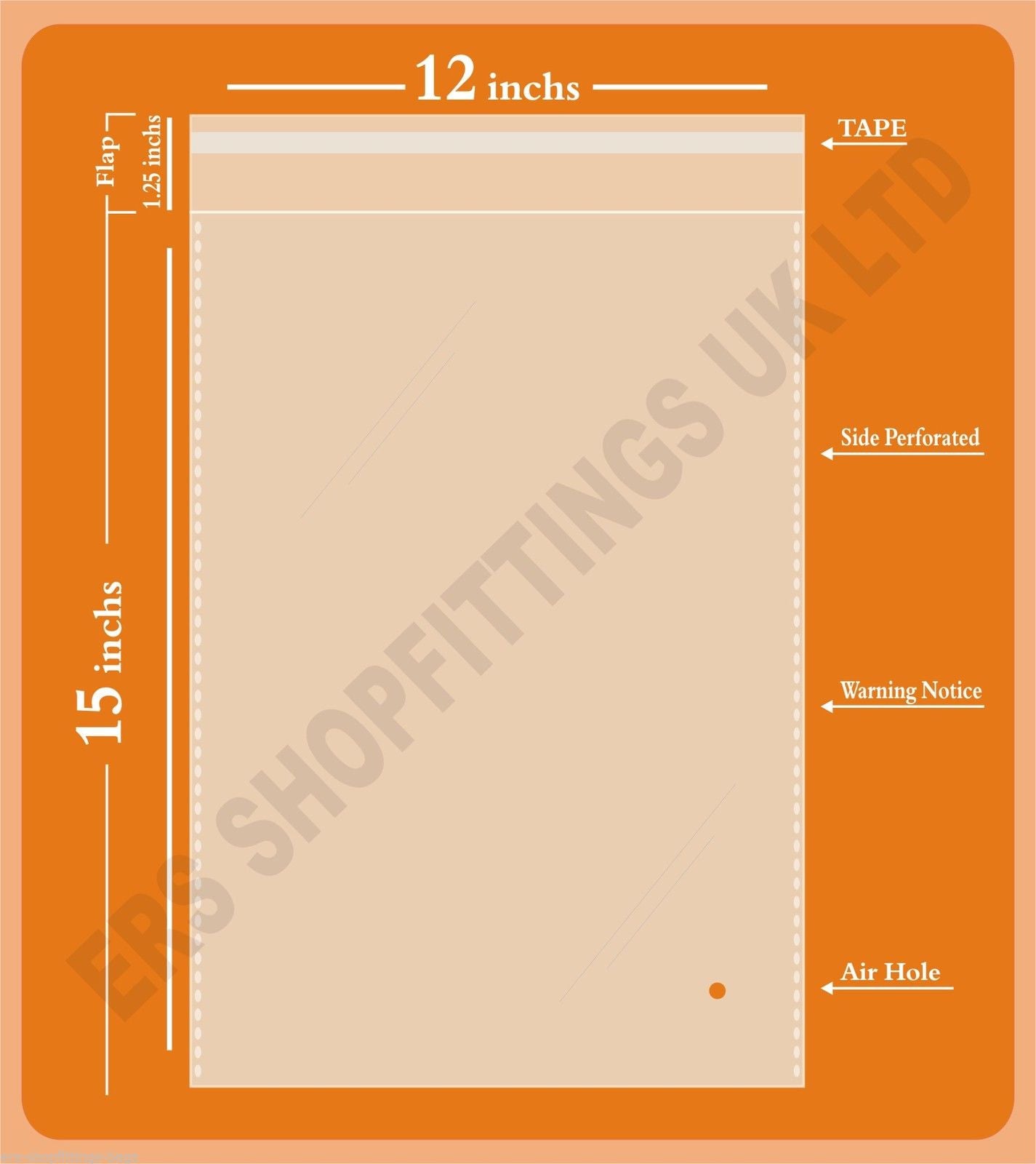 Clear Plastic Resealable Packing Bags