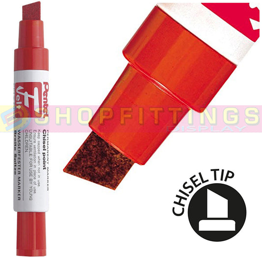 Pentel Jumbo Red Permanent Marker