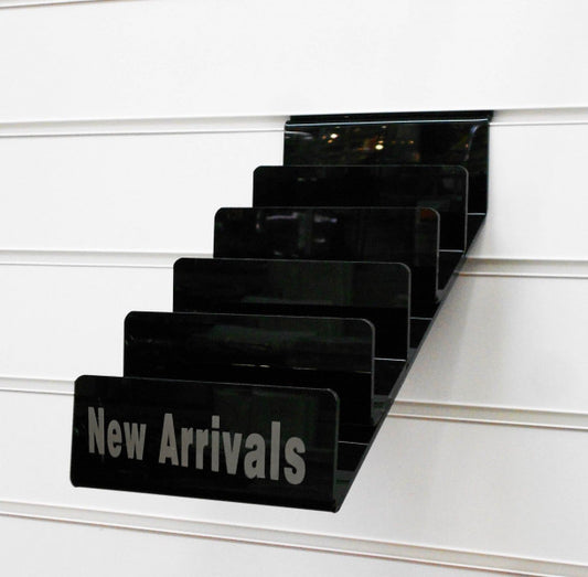 Acrylic 5 Tier Display for Slatwall