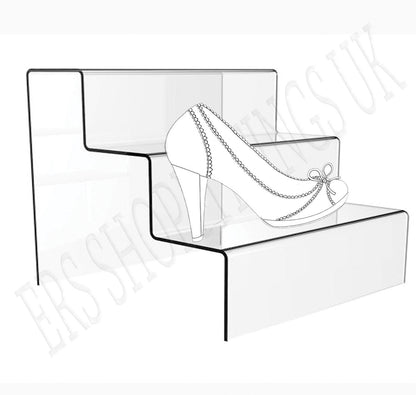 3 Step Acrylic Display Stand