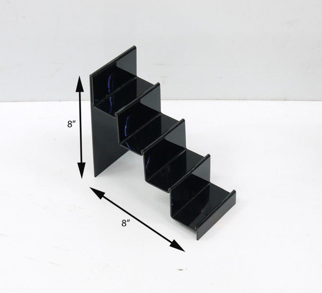 Multi-Tier Black Acrylic Display Stand