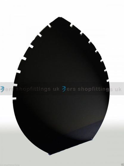 Notched Black Jewellery Display Stand