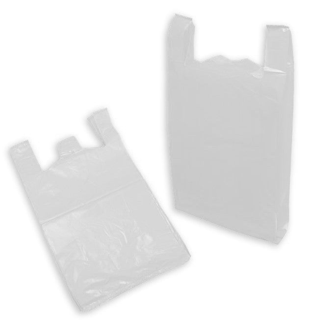 White Vest Plastic Carrier Bags