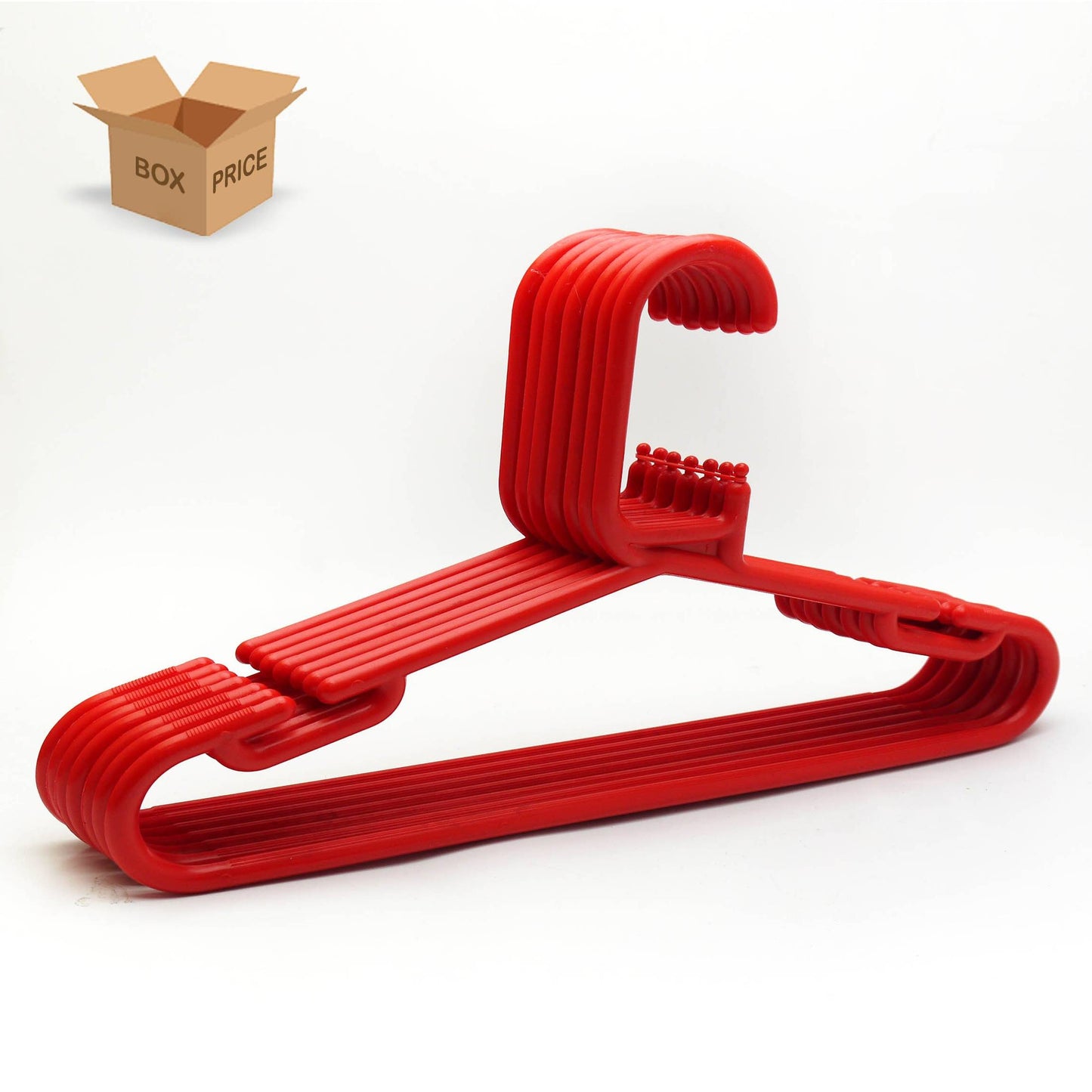 Red Adult Plastic Hangers