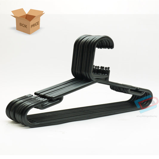 Black Adult Plastic Hangers