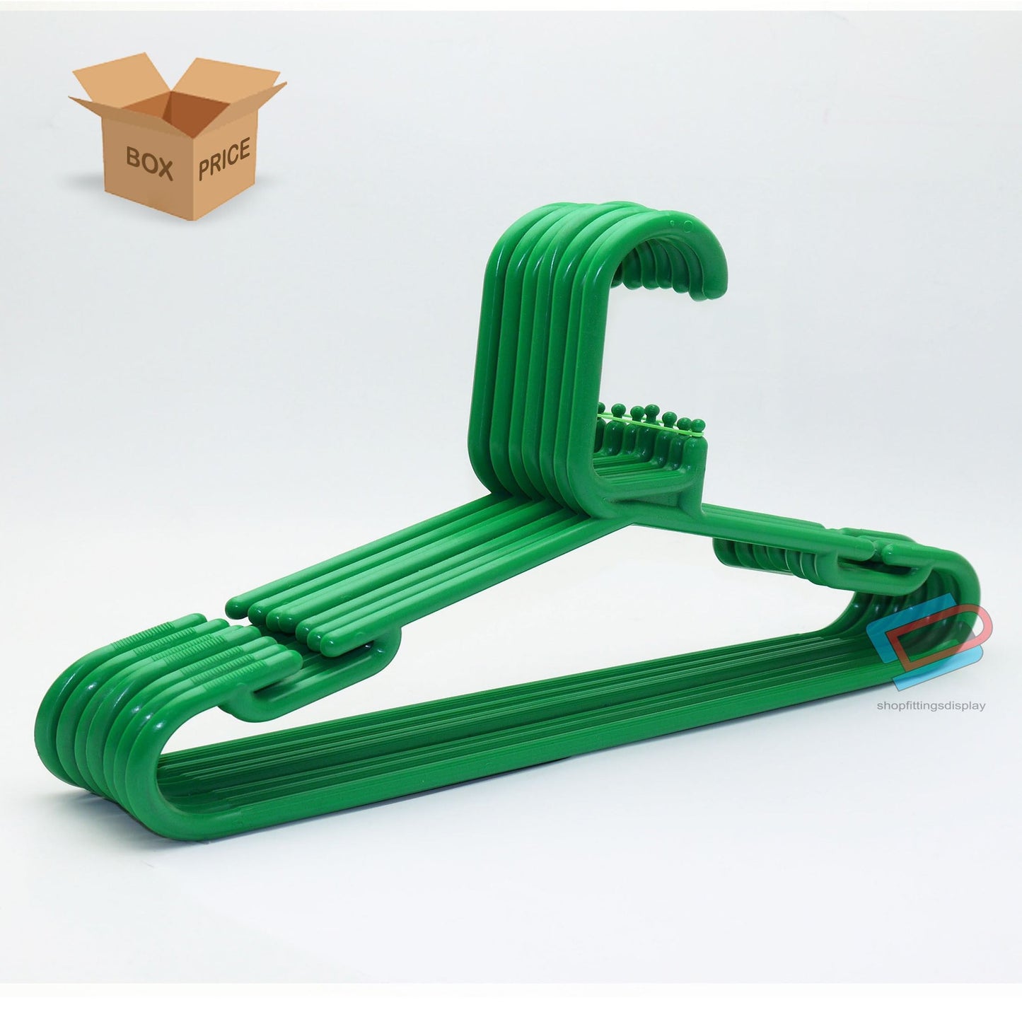 Green Adult Plastic Hangers