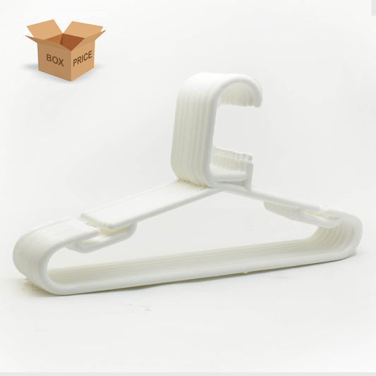 White Adult Plastic Hangers