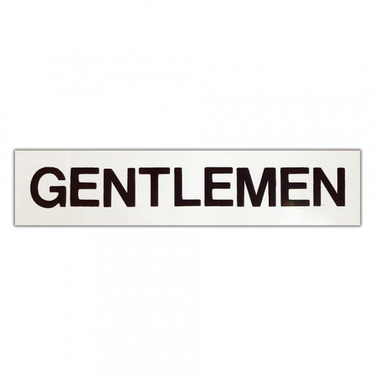 Gentlemen Sticker