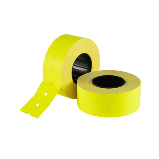 LYNX CT1 21x12mm Permanent Labels - Yellow