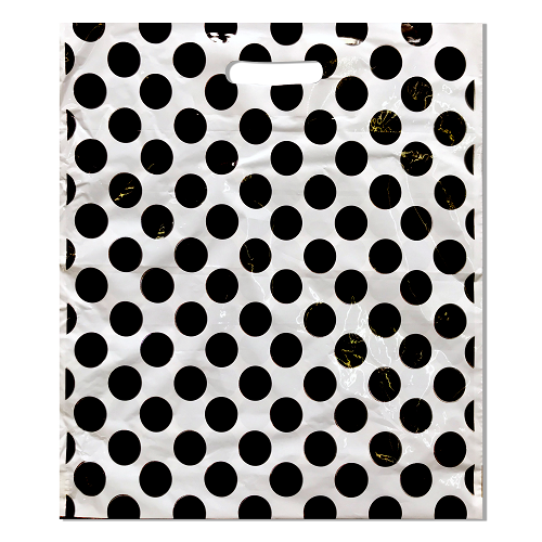 Polka Dot Plastic Carrier Bags