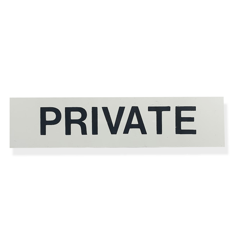 Private Sign
