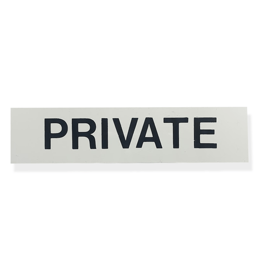 Private Sign
