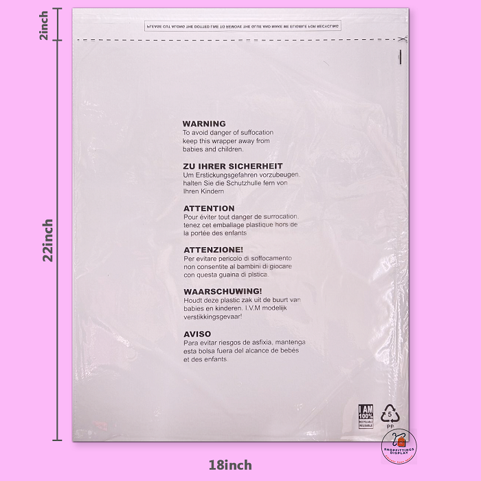 Clear Plastic Resealable Packing Bags