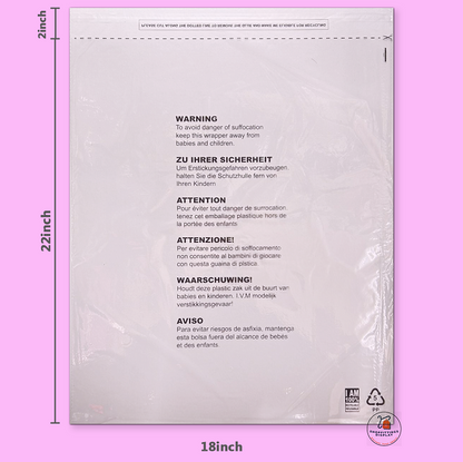 Clear Plastic Resealable Packing Bags