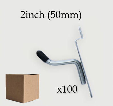 Single Prong Slatwall Hook - 2 Inch