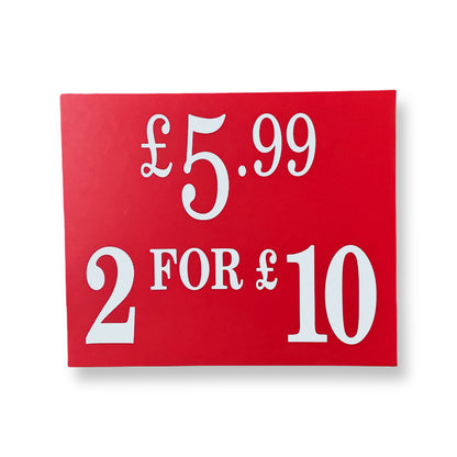Price Sale Cards