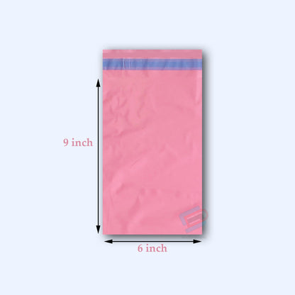 Pink Plastic Mailing Bags