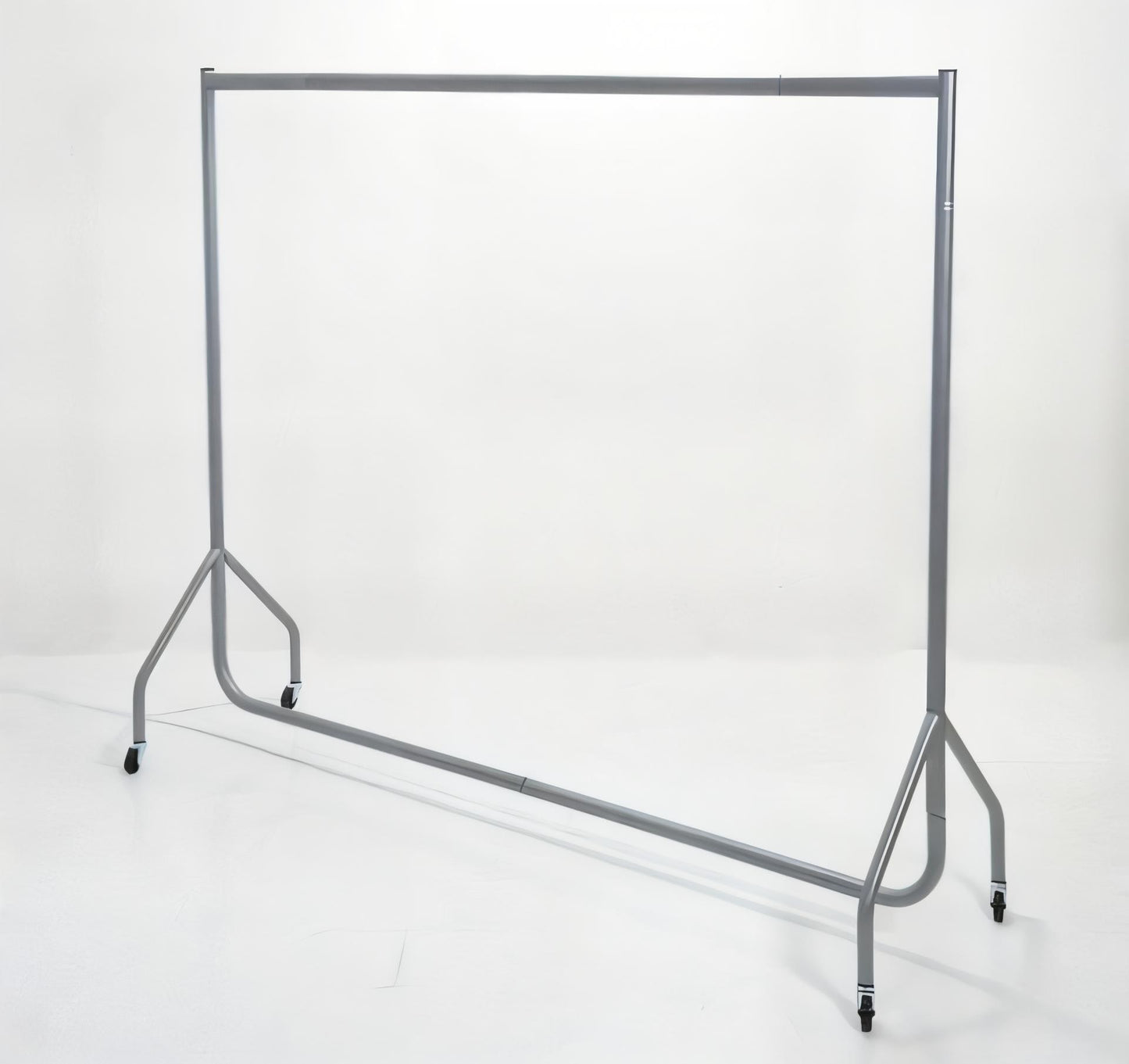 Silver Heavy Duty Garment Rail