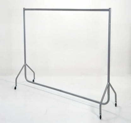 Silver Heavy Duty Garment Rail
