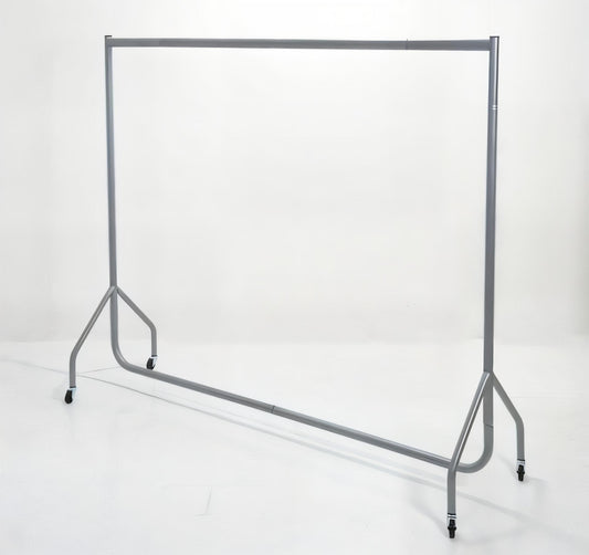 Silver Heavy Duty Garment Rail