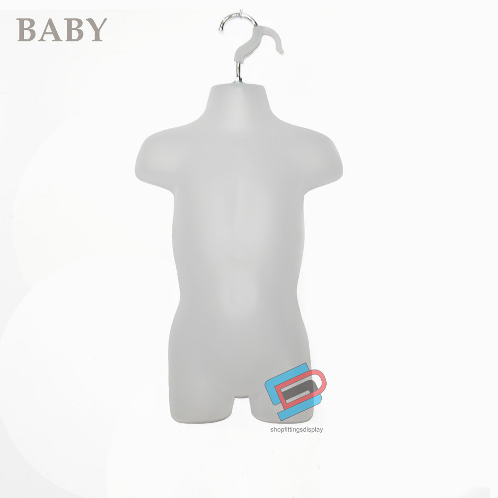 Baby Semi-Clear Hanging Body Mannequin
