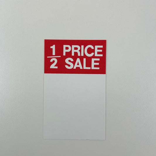 1/2 Price Sale Cards