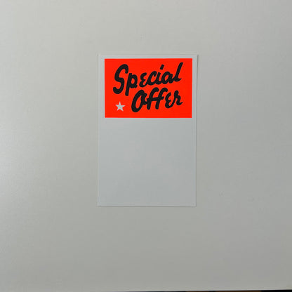Special Offer Sale Cards