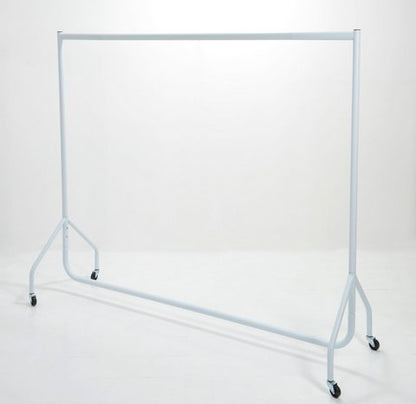 White Heavy Duty Garment Rail