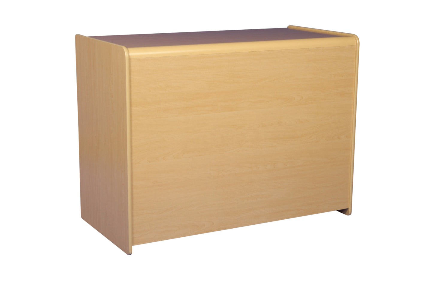 Display Counter 1200mm - White, Maple & Black