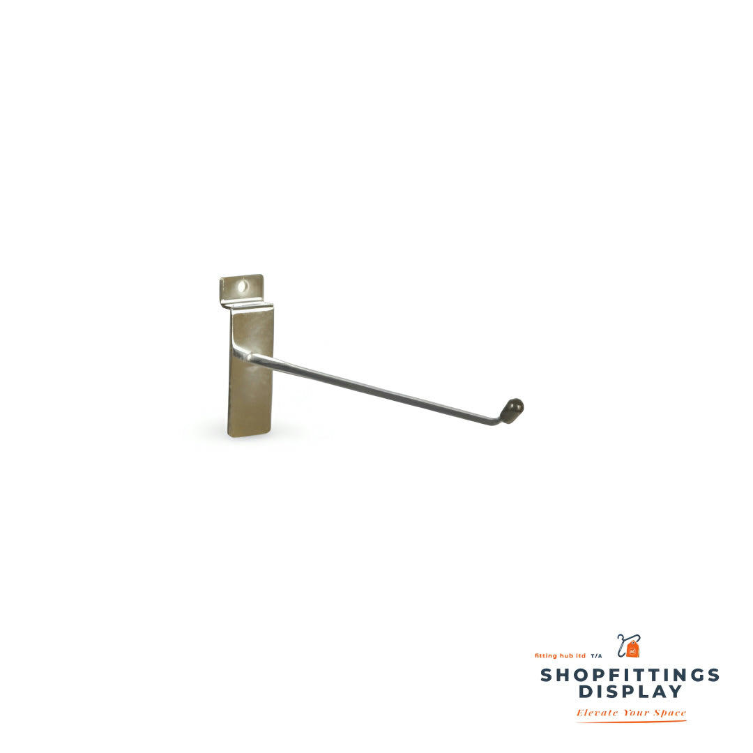 Single Prong Slatwall Hook - 10 Inch
