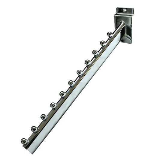 Slatwall 11 Ball Sloped Arm